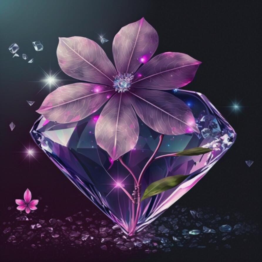 晶体花瓣