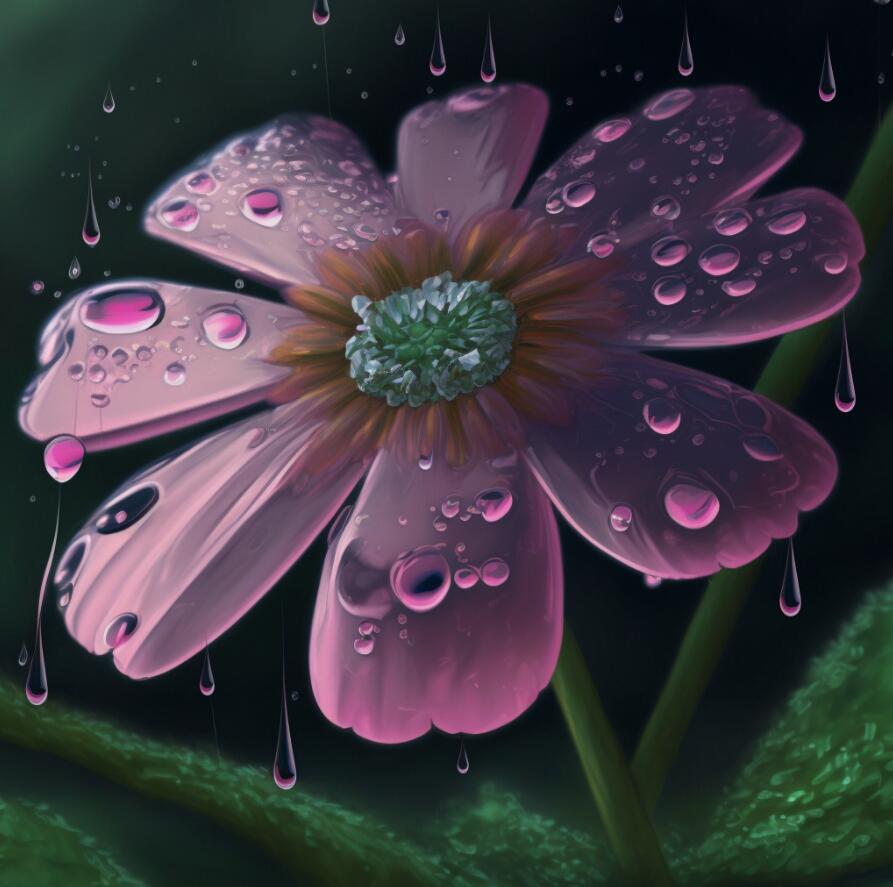 晶体花瓣