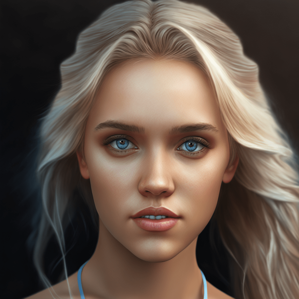 金发美女