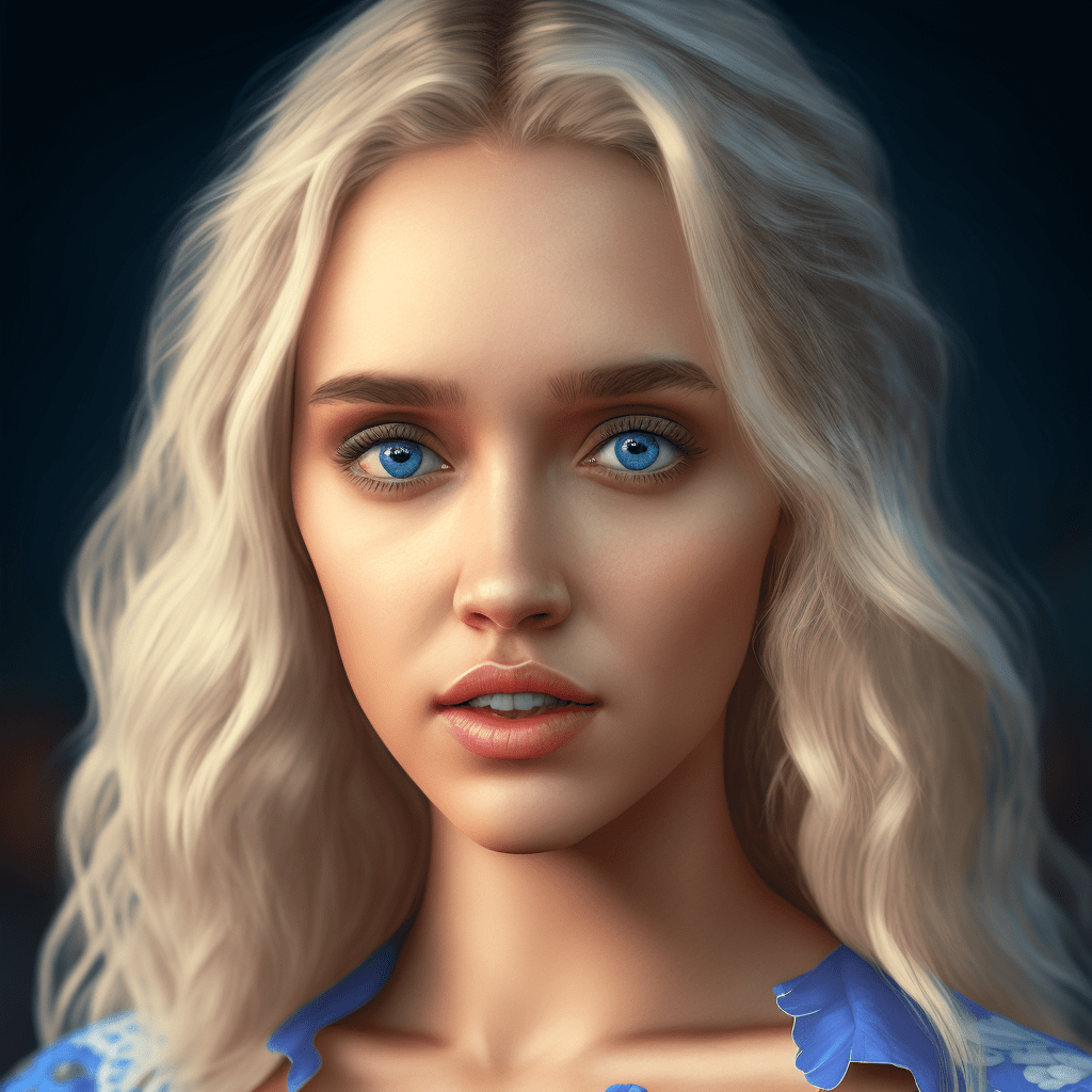 金发美女