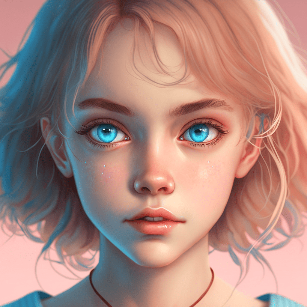 可爱小女孩