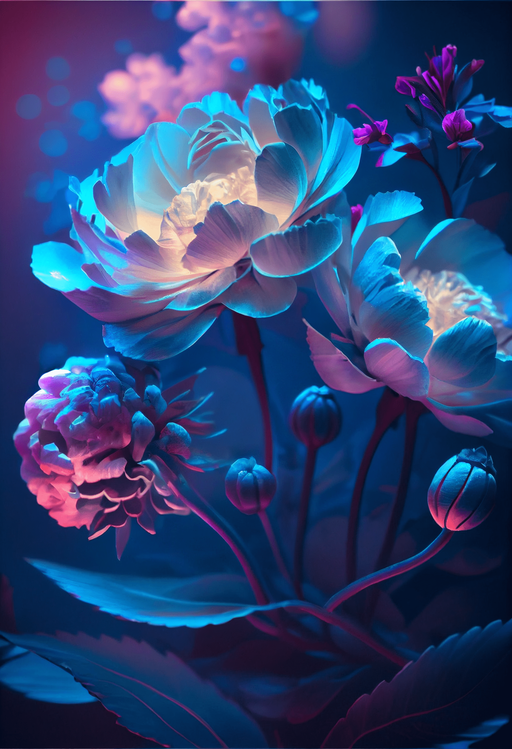 唯美的牡丹花