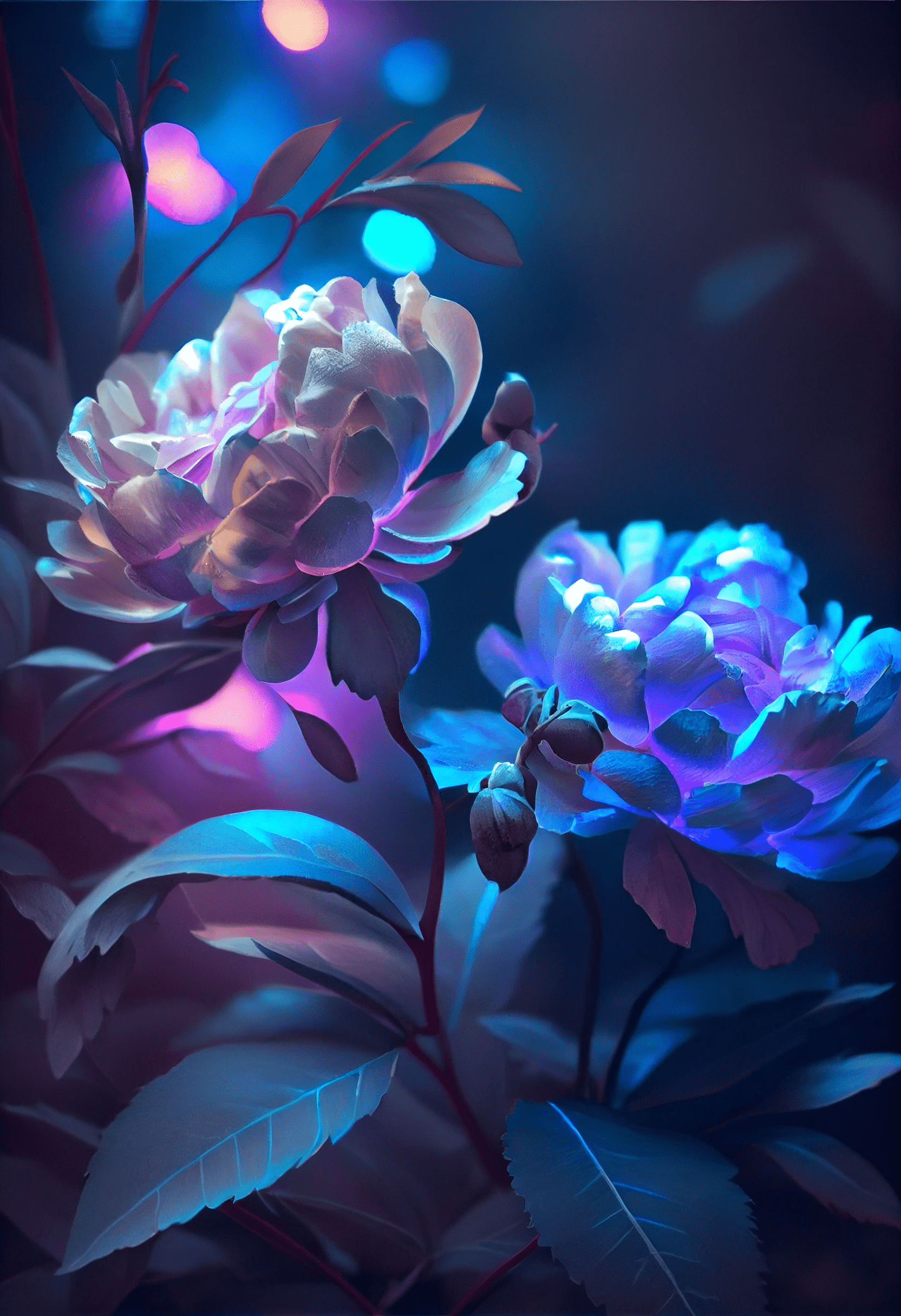 唯美的牡丹花