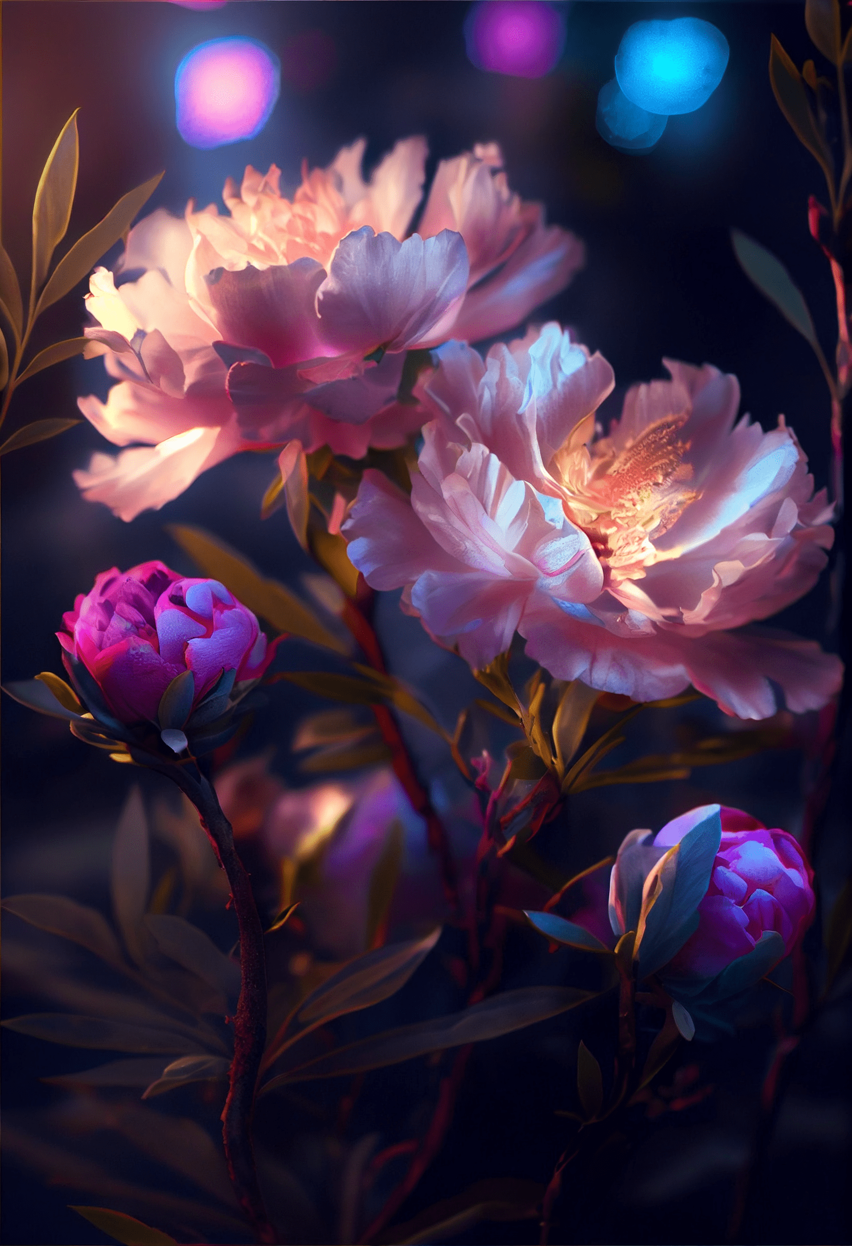 唯美的牡丹花