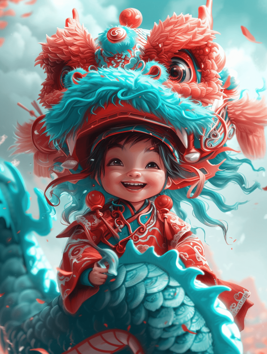 梦幻可爱的古代小男孩