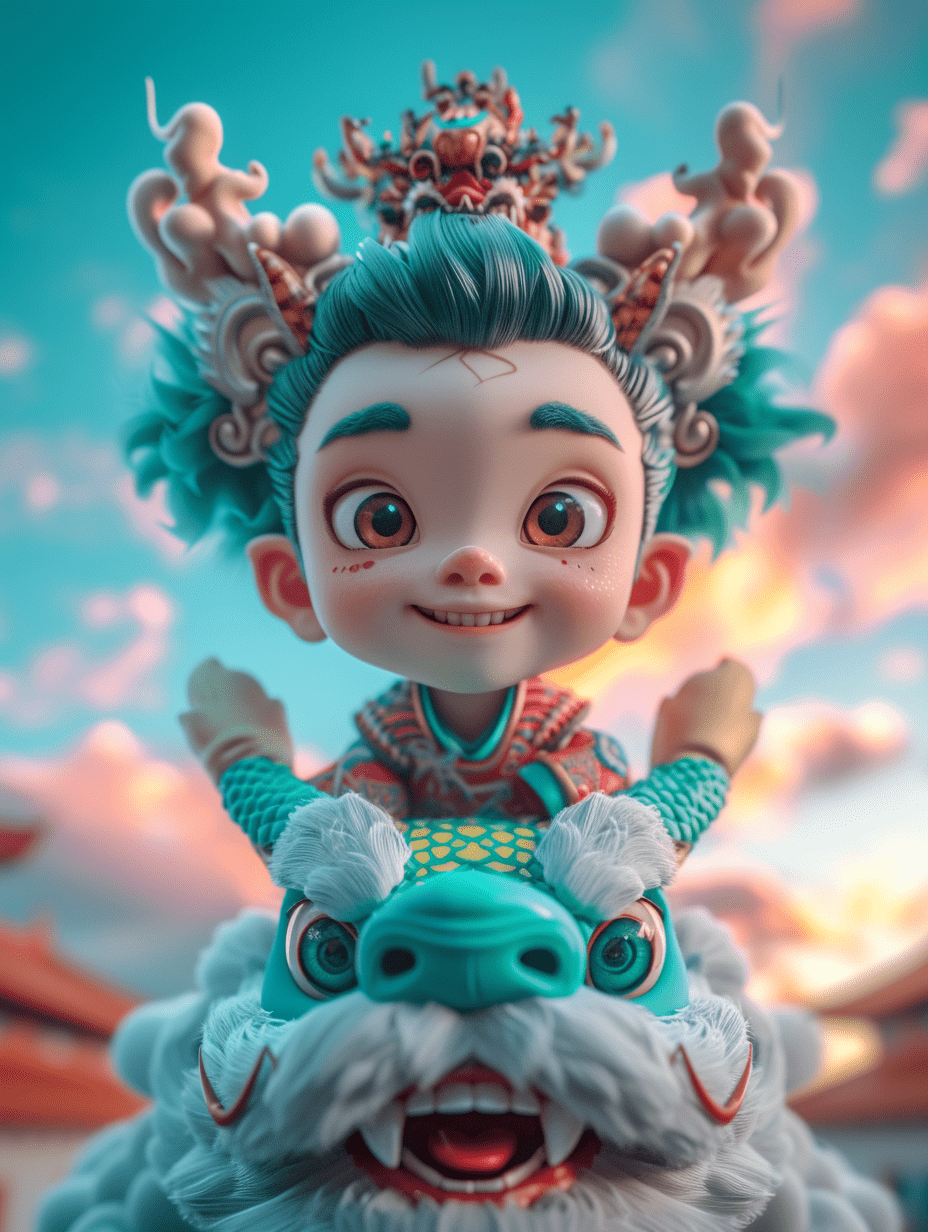 梦幻可爱的古代小男孩