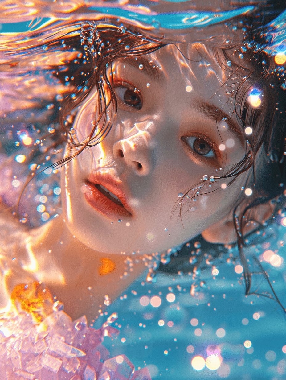 水中少女