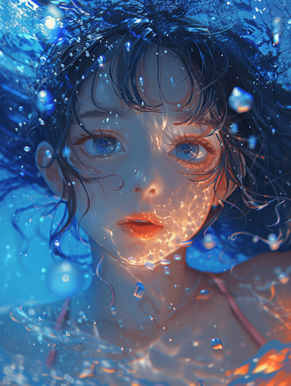 水中少女